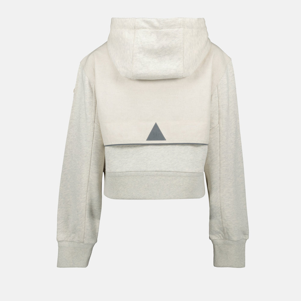 Zipped Cotton Sweatshirt