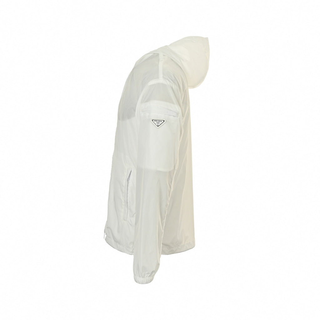 Lightweight Nylon Hooded Jacket