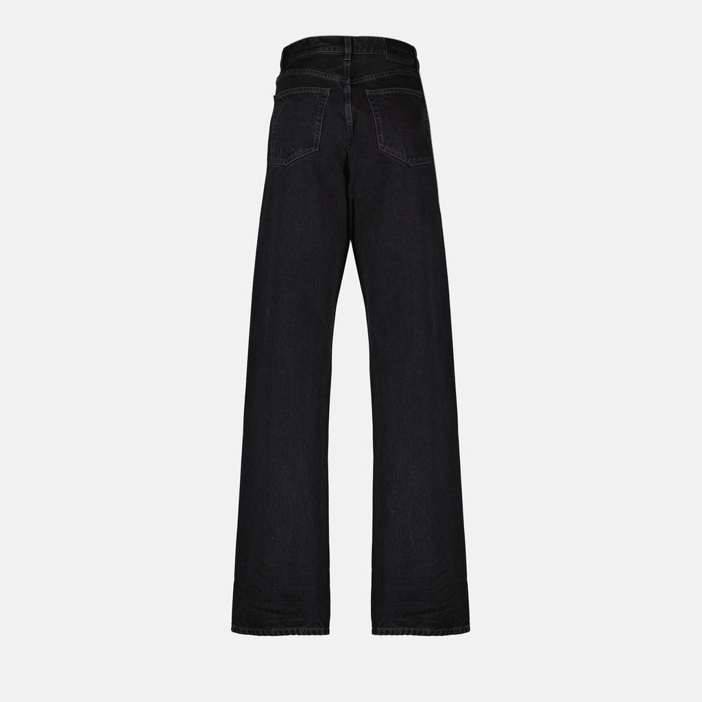 V-Waist Long Baggy Jeans