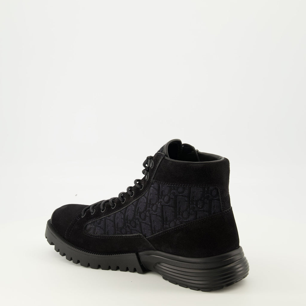 Oblique Ankle Boots