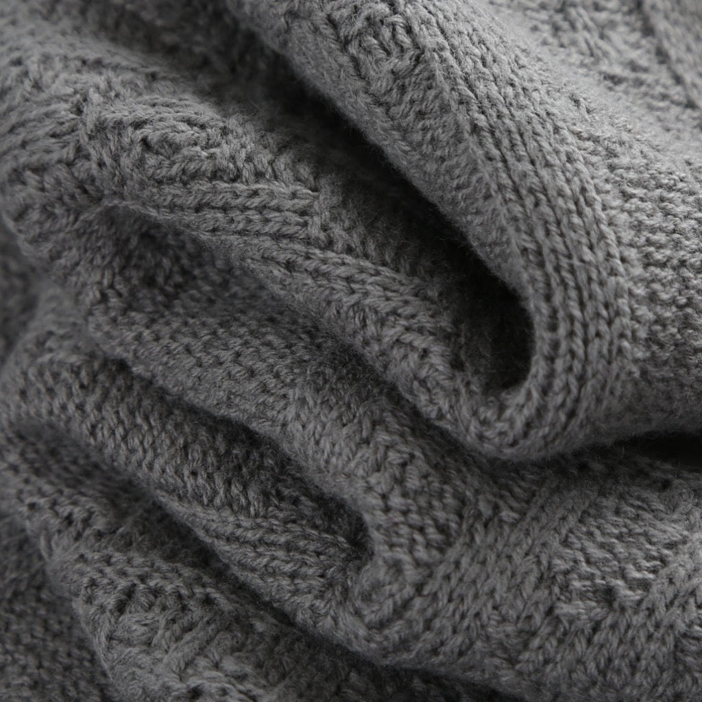 Oblique Jacquard Knit Sweater