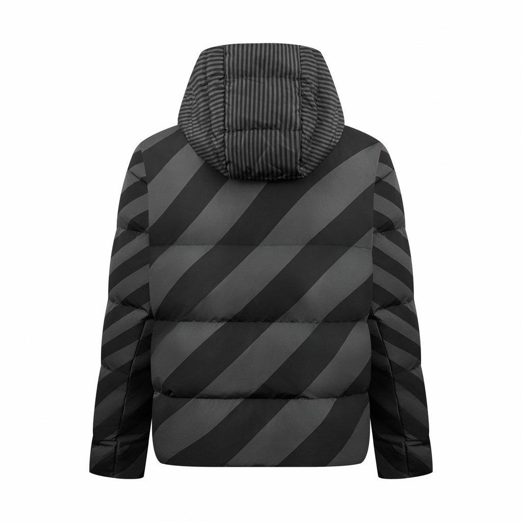 Reversible FF Monogram & Diagonal Stripe Puffer Jacket