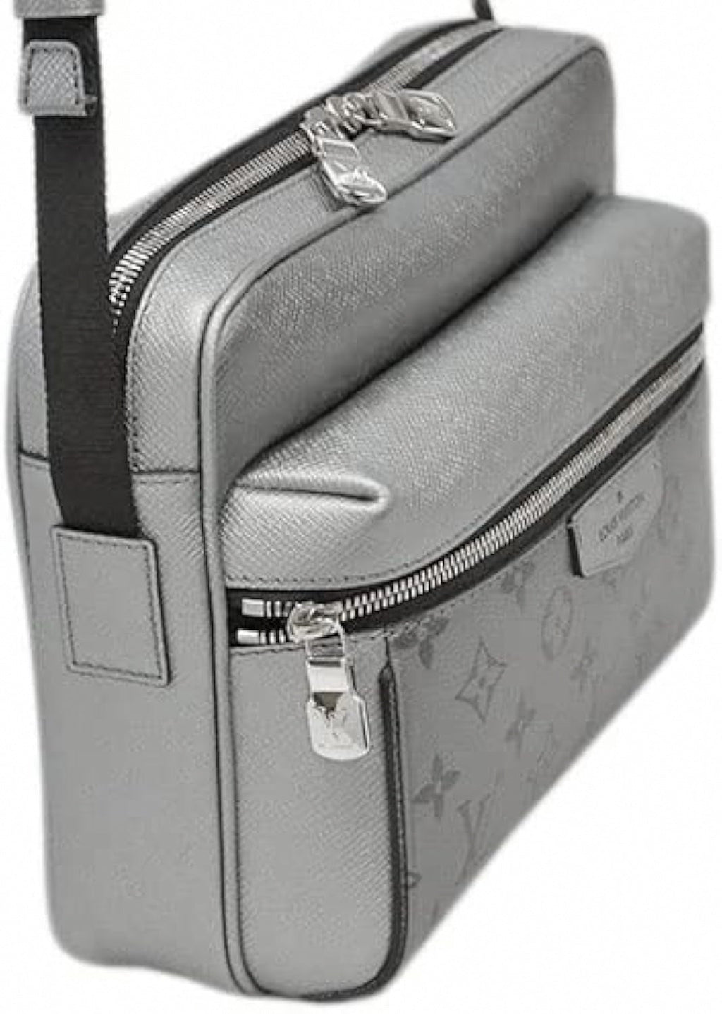 Outdoor Messenger Bag | Silver Monogram Eclipse
