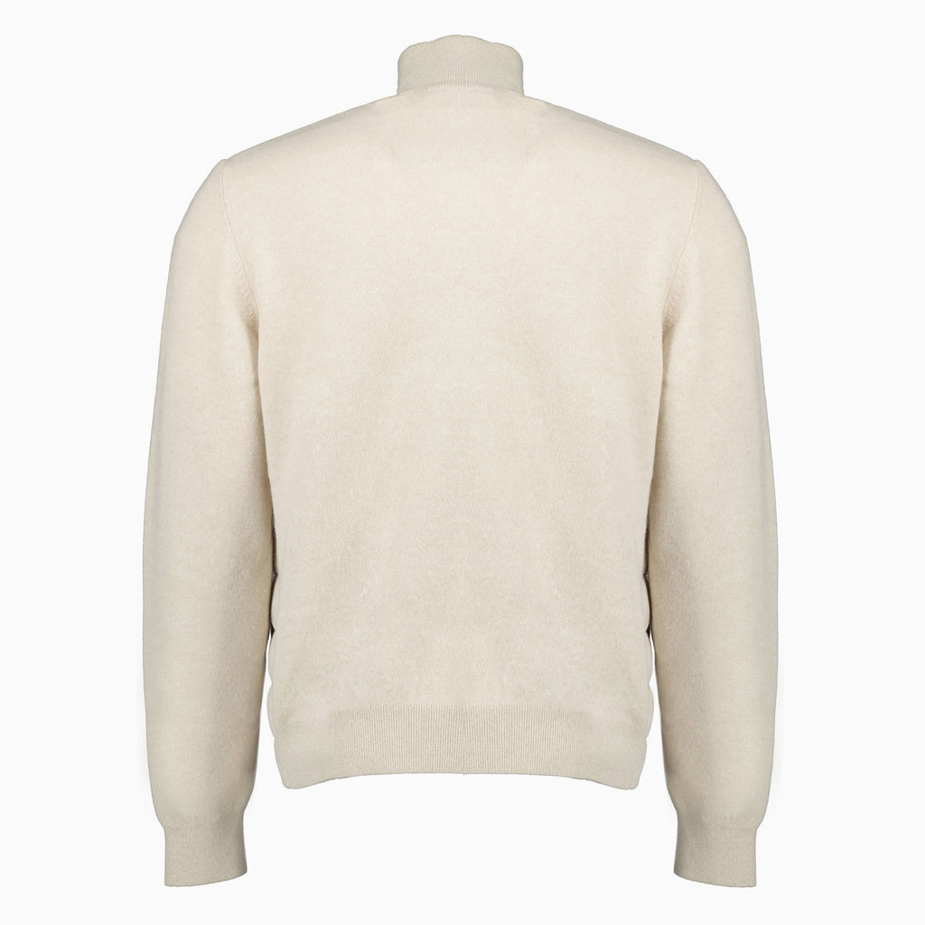 Two-material Cardigan