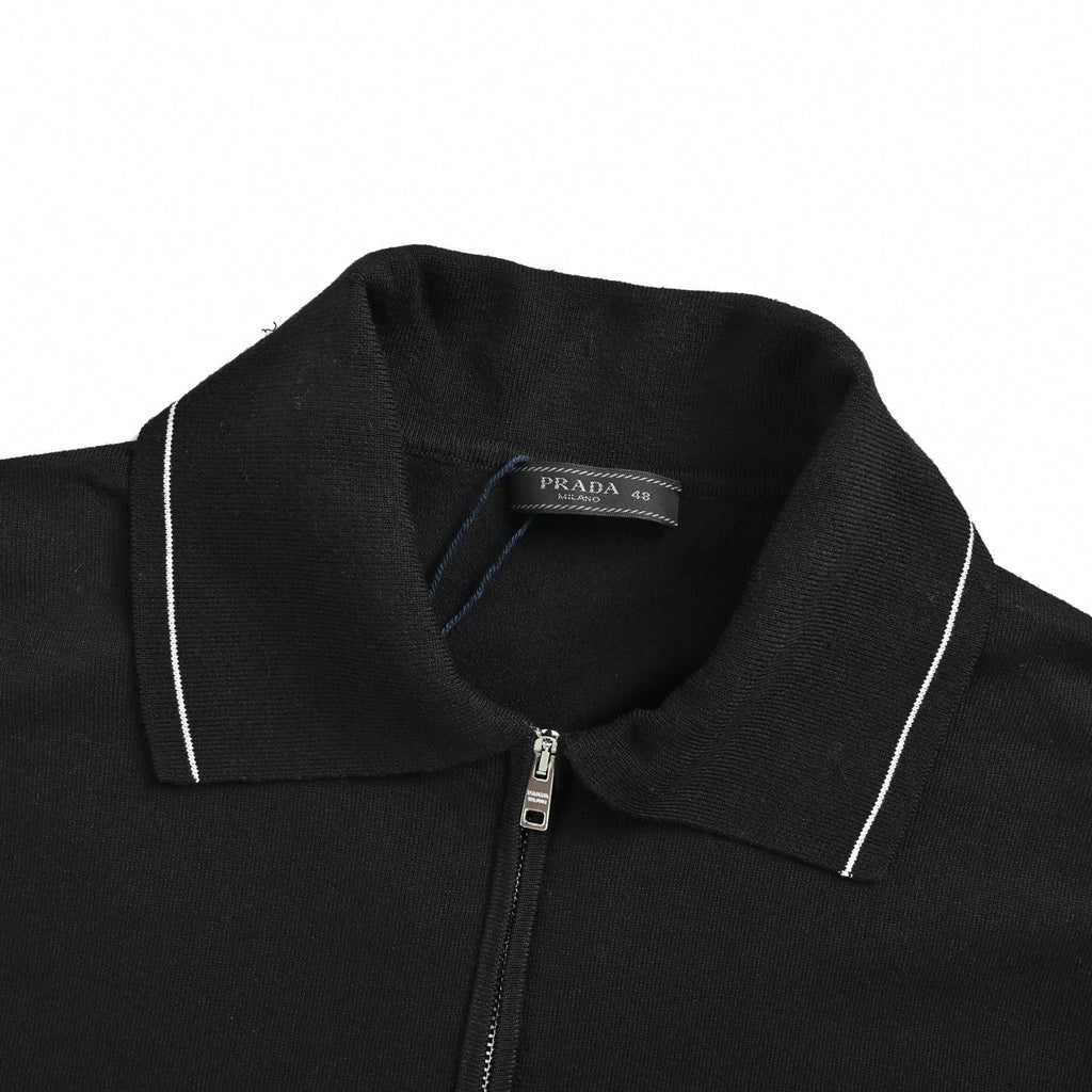 Half-Zip Logo Polo Shirt