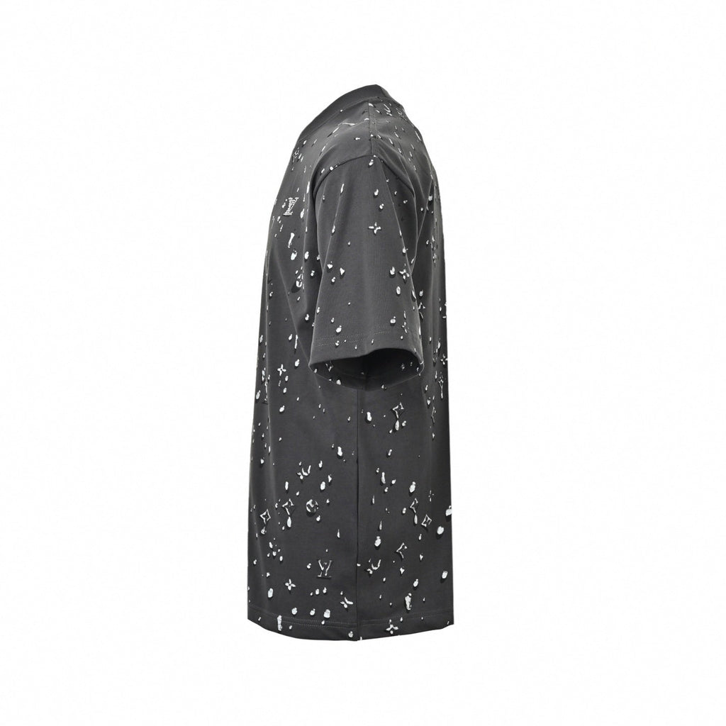 Monogram Water Drop T-Shirt | Charcoal Grey