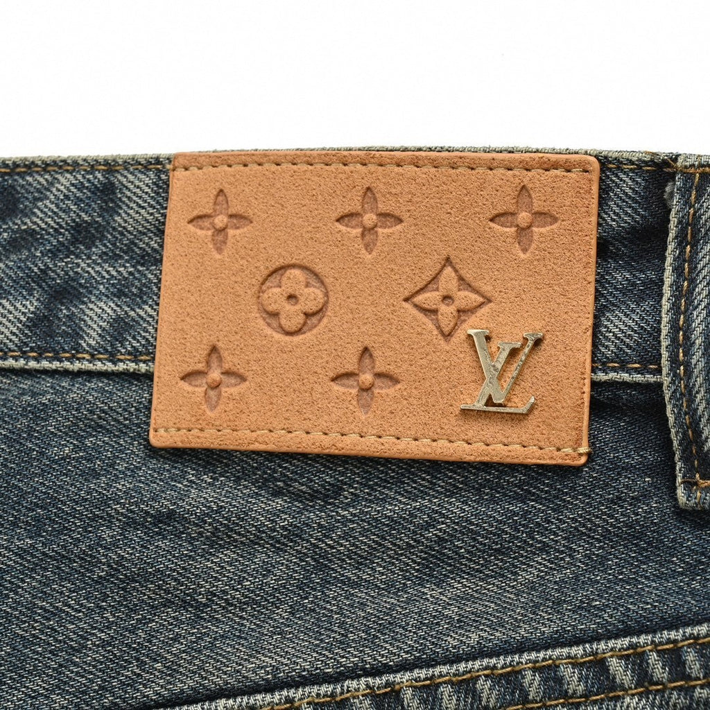 Hammer & Nail Embroidered Carpenter Denim | Vintage Blue