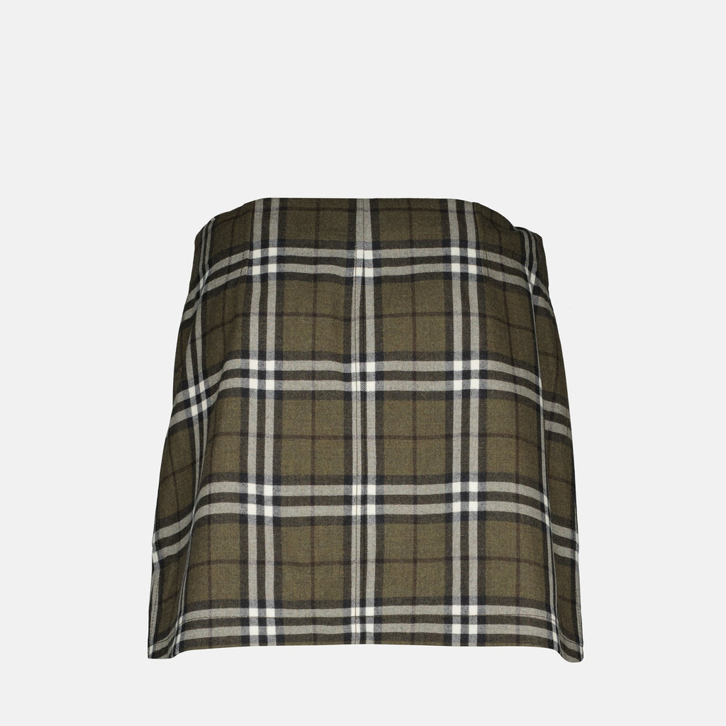 Check Mini Skirt