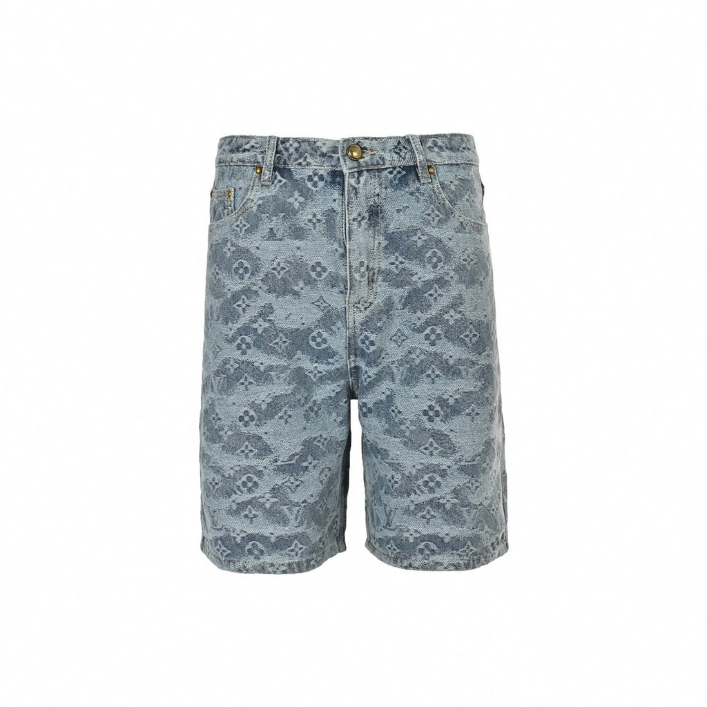 Monogram Denim Ensemble | Indigo Washed