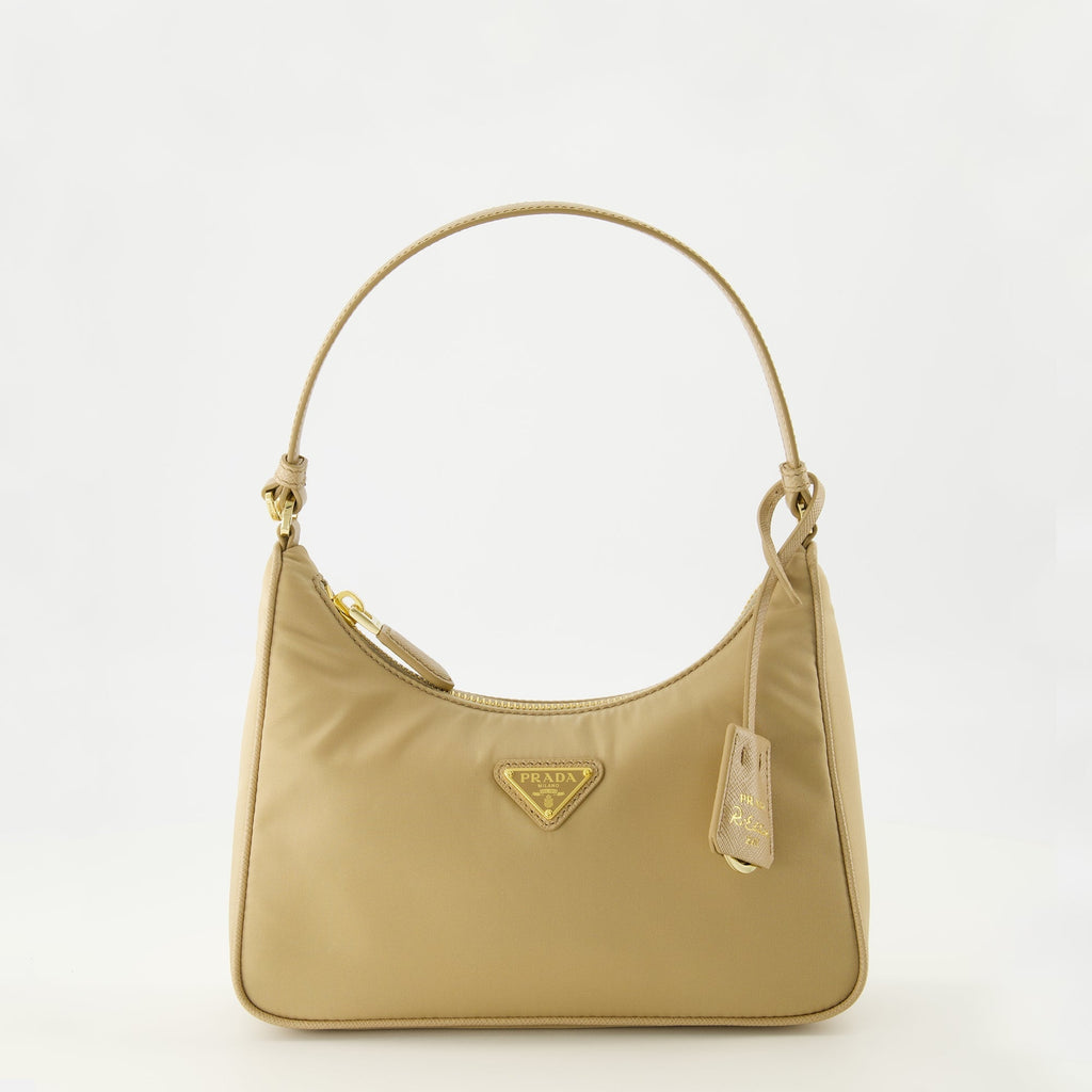 Mini Sac Reissue 2005 in Beige Re Nylon