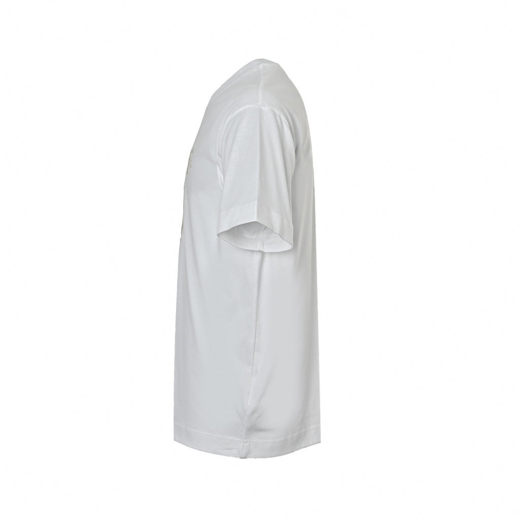 Pegasus Embroidered Crest T-Shirt | White