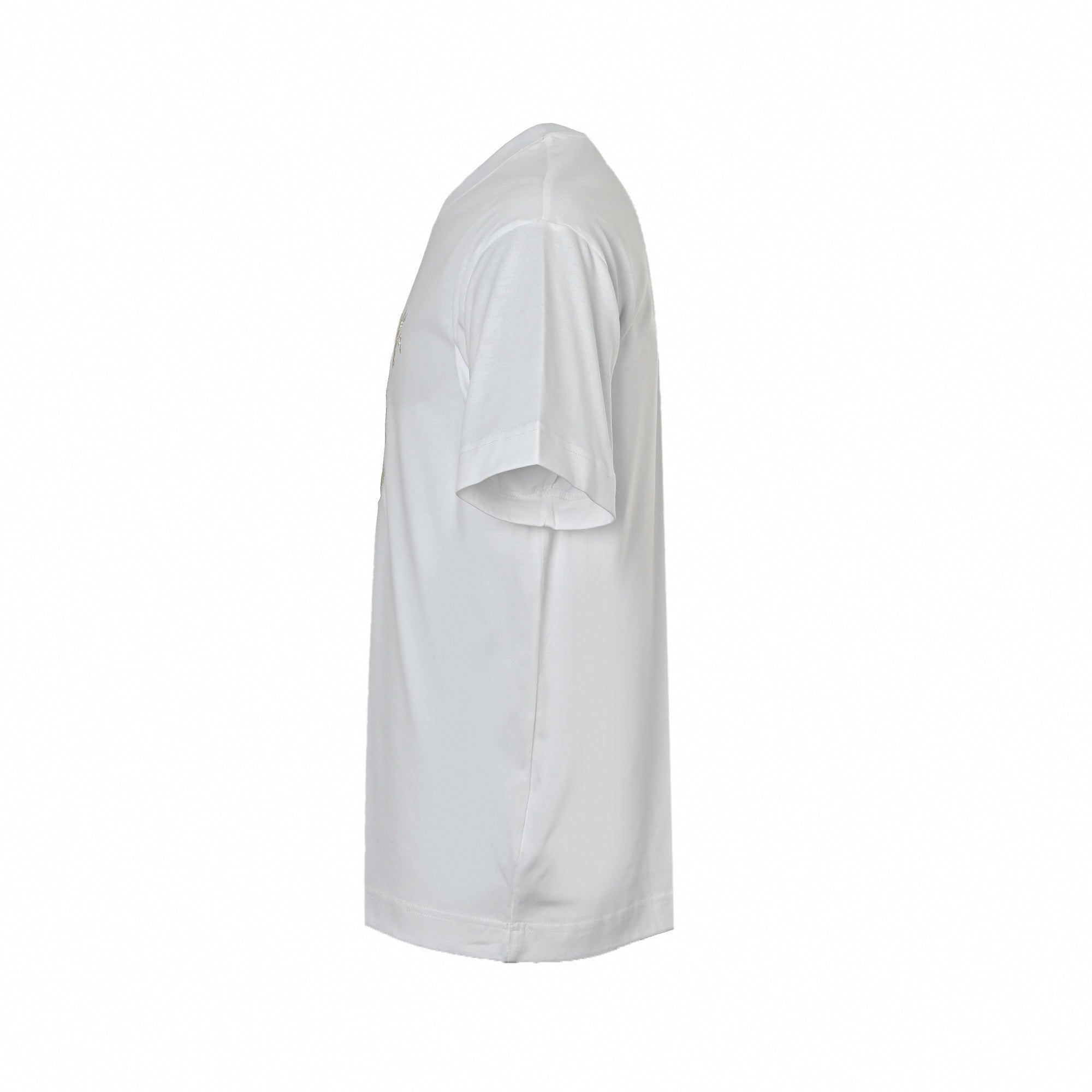 Pegasus Embroidered Crest T-Shirt | White