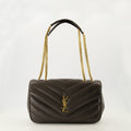 Medium Loulou Bag Brown