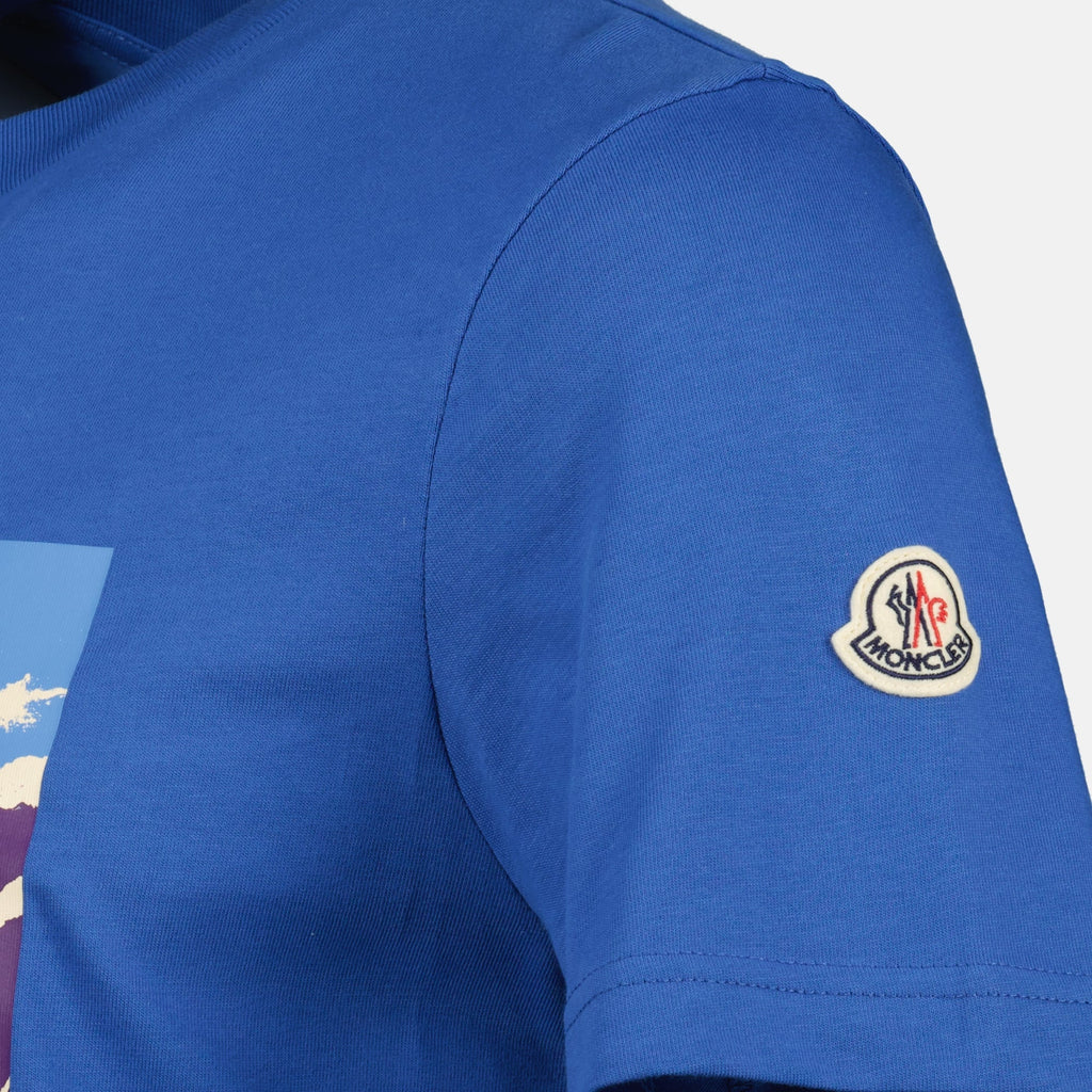 Blue Mountain Print T-Shirt