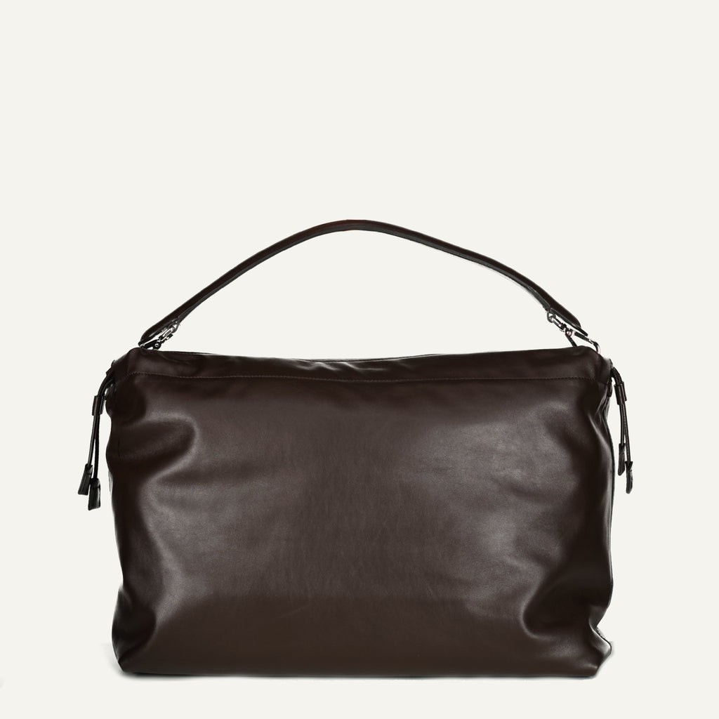 Maxi Brown Flux Messenger Bag
