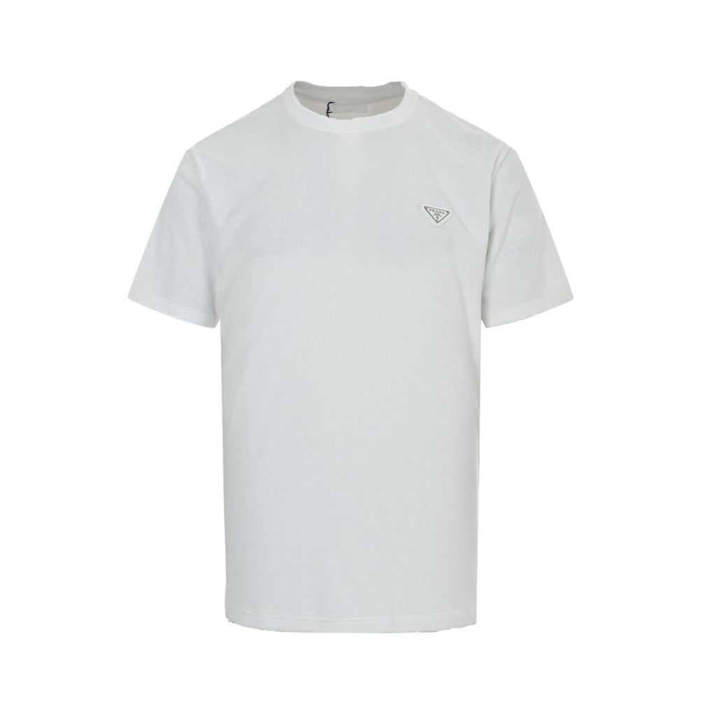 Terry Cloth Triangle Logo T-Shirt