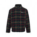 Plaid Fleece Zip-Up Jacket