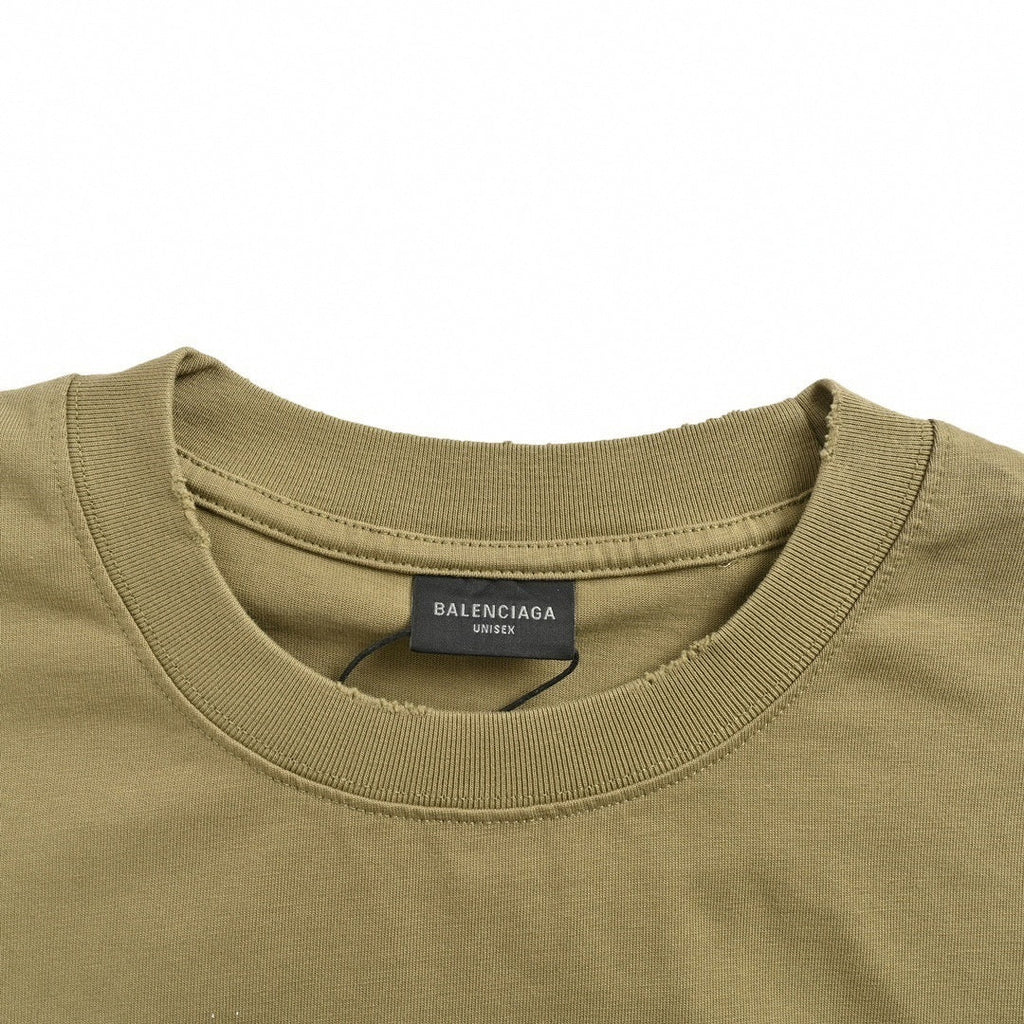 Distressed Signature Logo Long-Sleeve T-Shirt