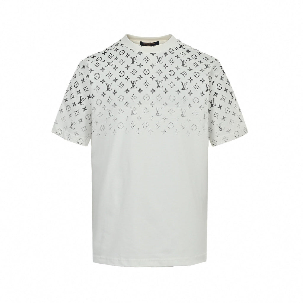 Monogram Gradient T-Shirt | White