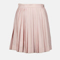 Pleated Silk Skirt