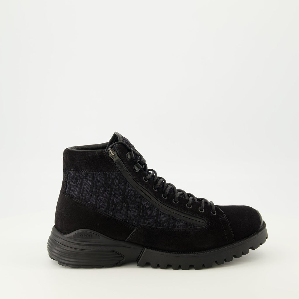 Oblique Ankle Boots