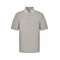 Tipped Collar Pocket Polo | Light Grey