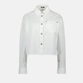 White Denim Shirt