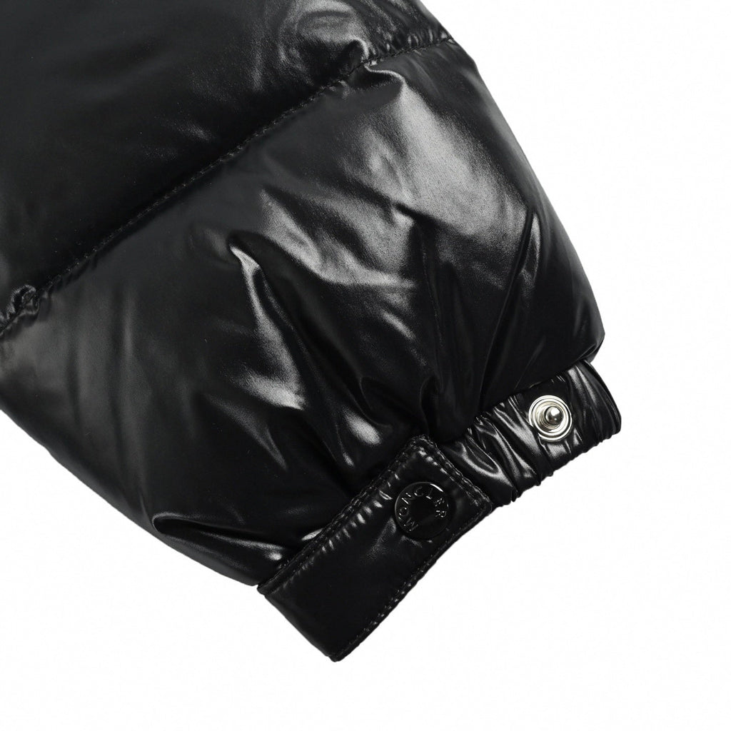 Glossy Hooded Puffer Jacket