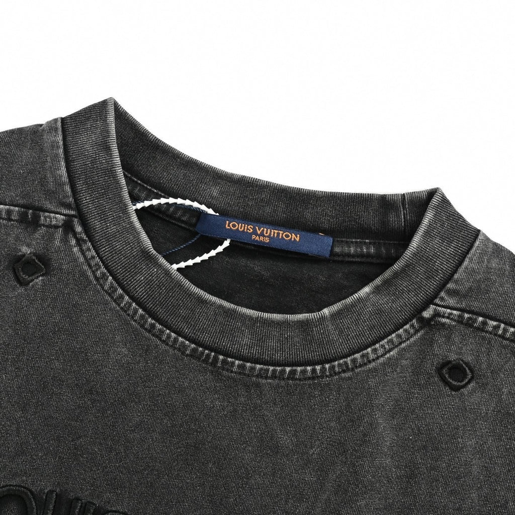 Pont Neuf Address Tee | Vintage Black
