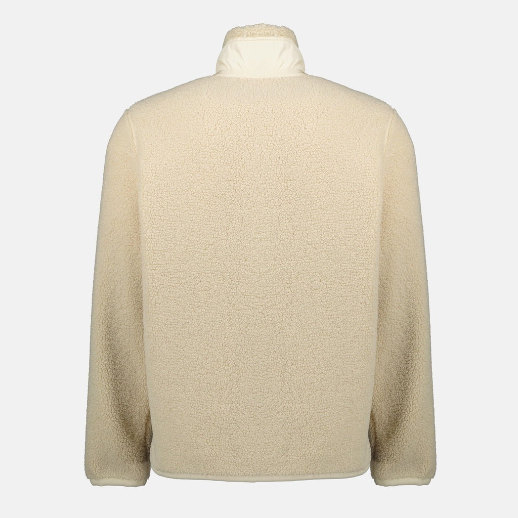 Beige Teddy Zip-Up Jacket