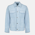 Blue Leather Jacket
