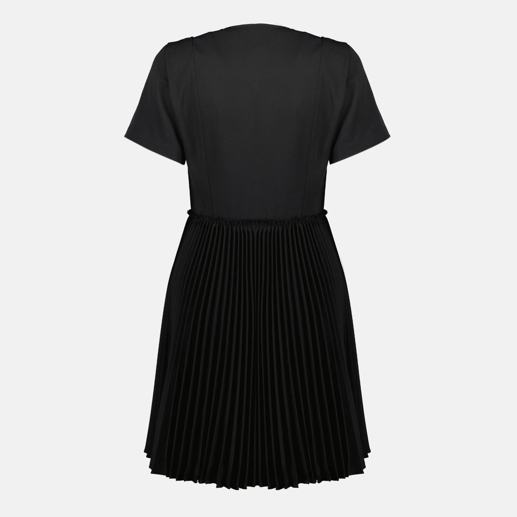 Black Wool Kilt Dress