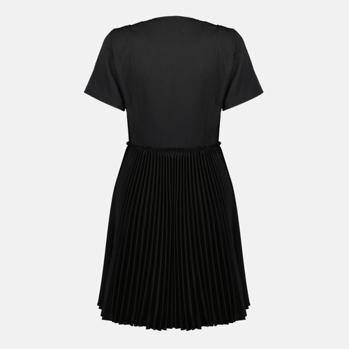 Black Wool Kilt Dress
