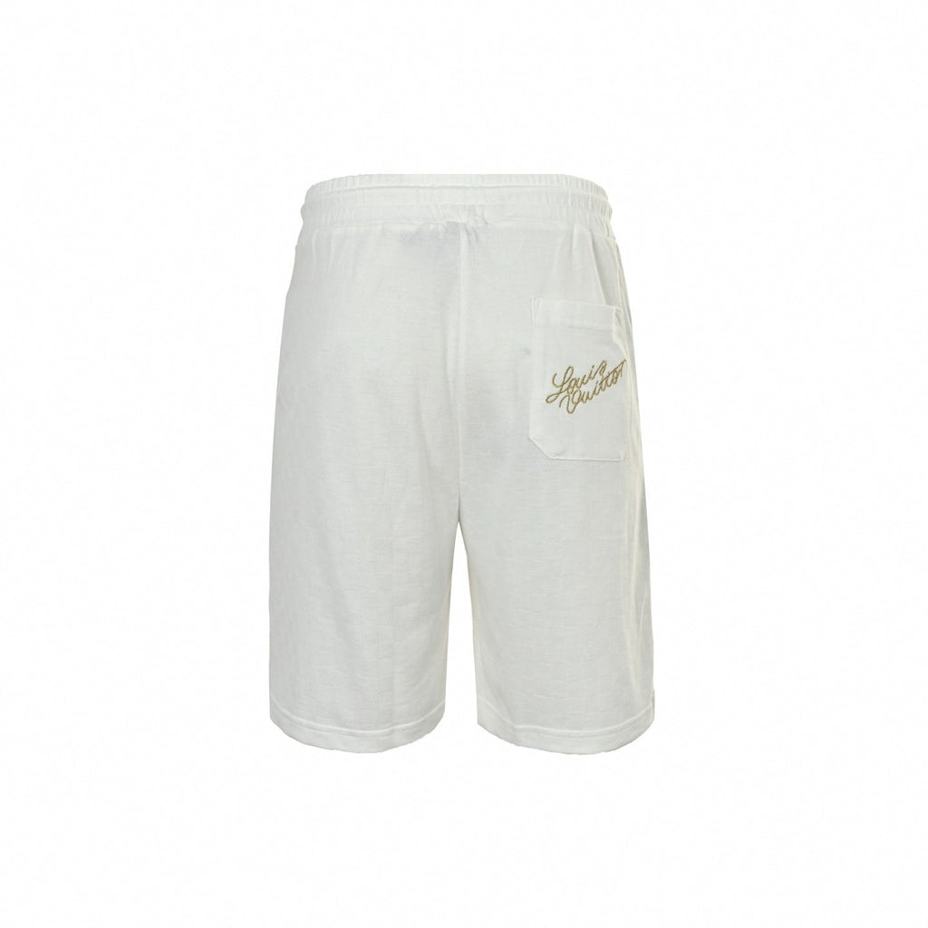 Damier Crest Sweat Shorts