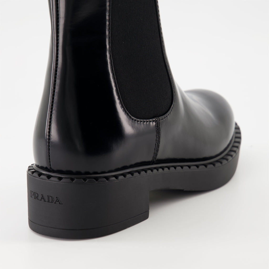 Patent Leather Ankle Boots