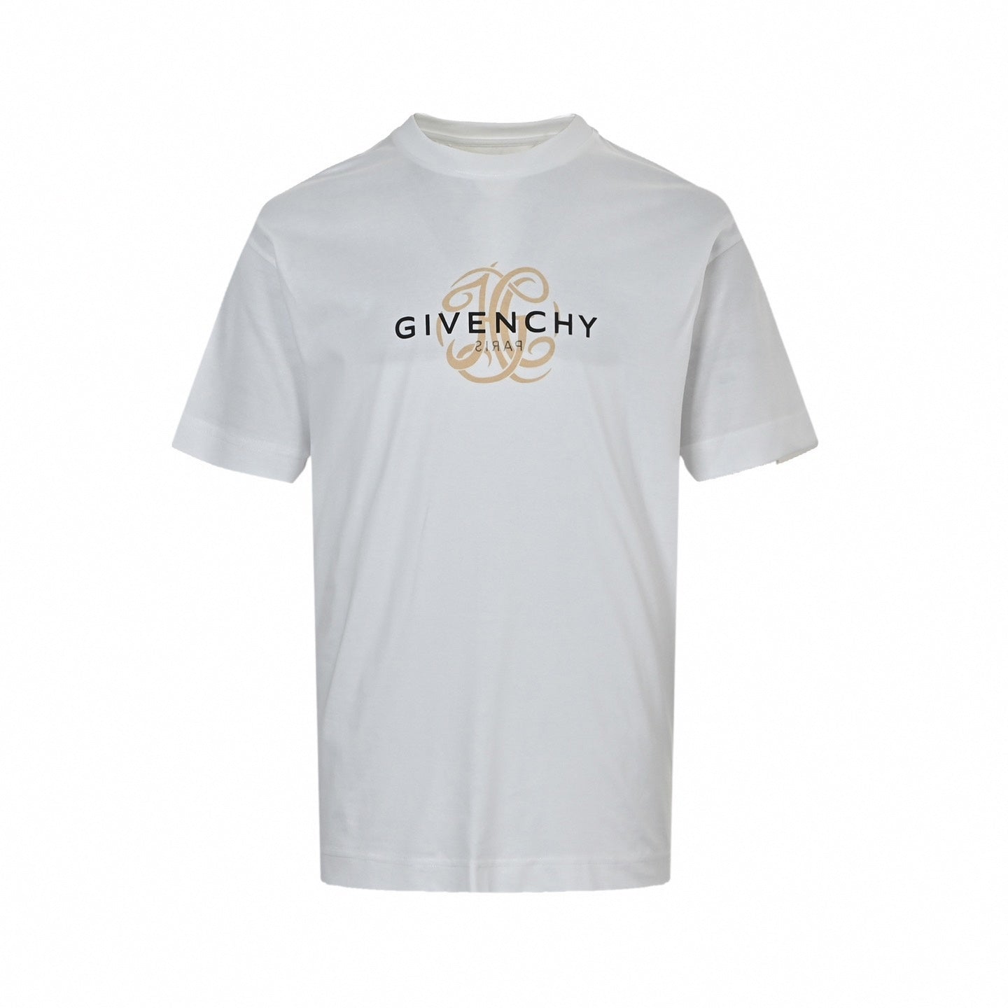 Calligraphic Monogram Logo T-Shirt | White
