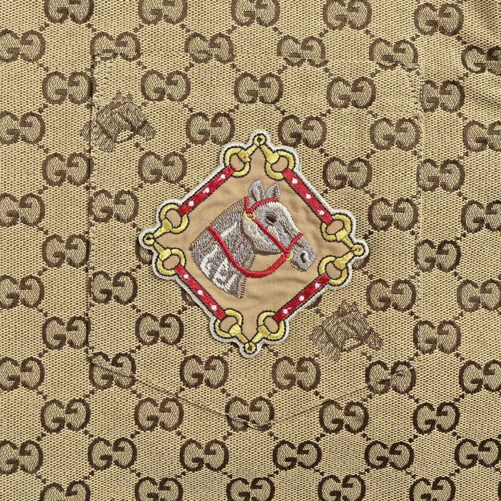 Horse Crest GG Canvas Shirt