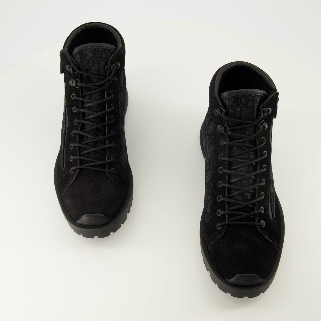 Oblique Ankle Boots