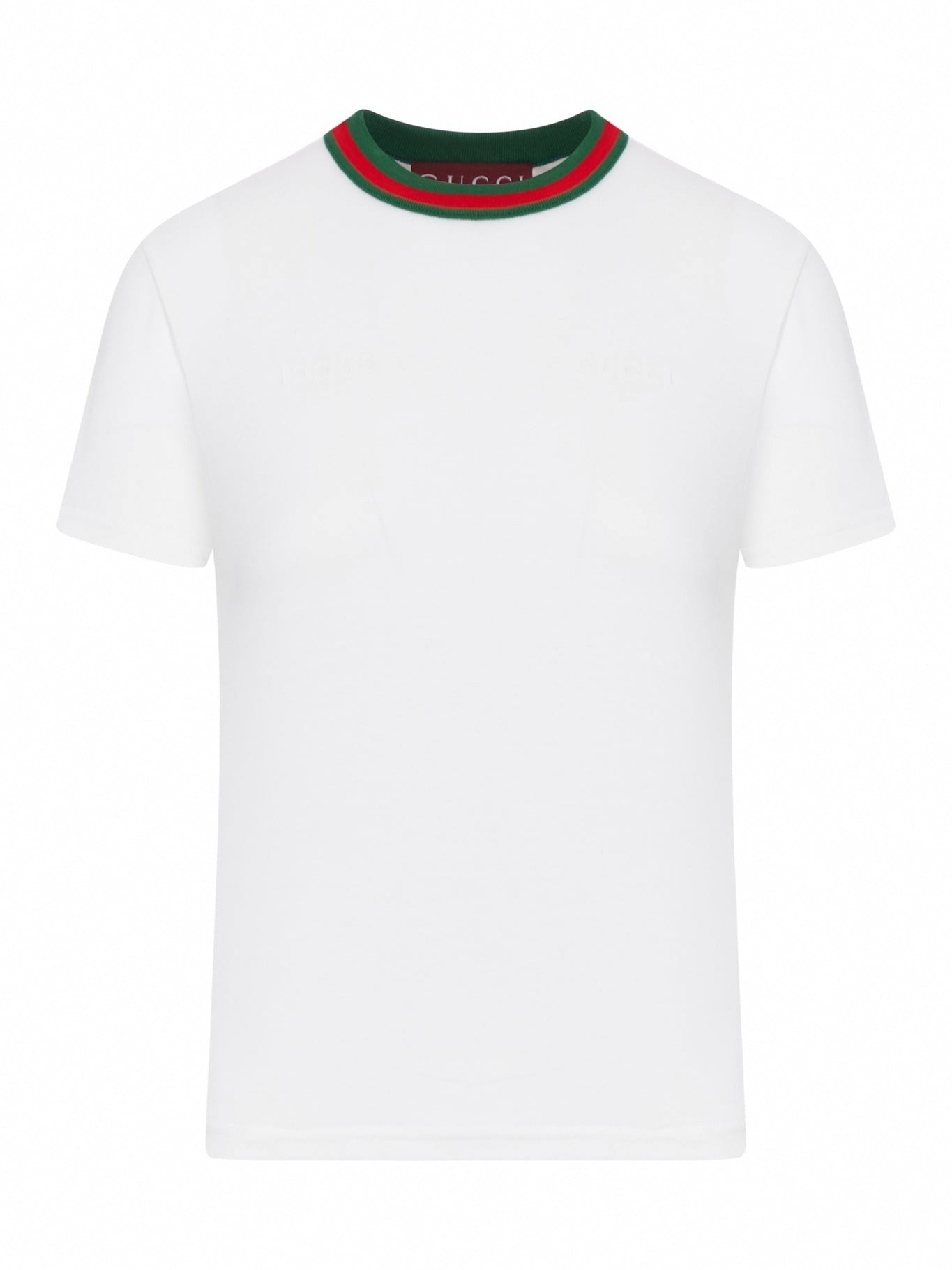 Signature Web Collar T-Shirt | White