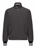 Reversible Padded Bomber Jacket | Dark Grey & Navy