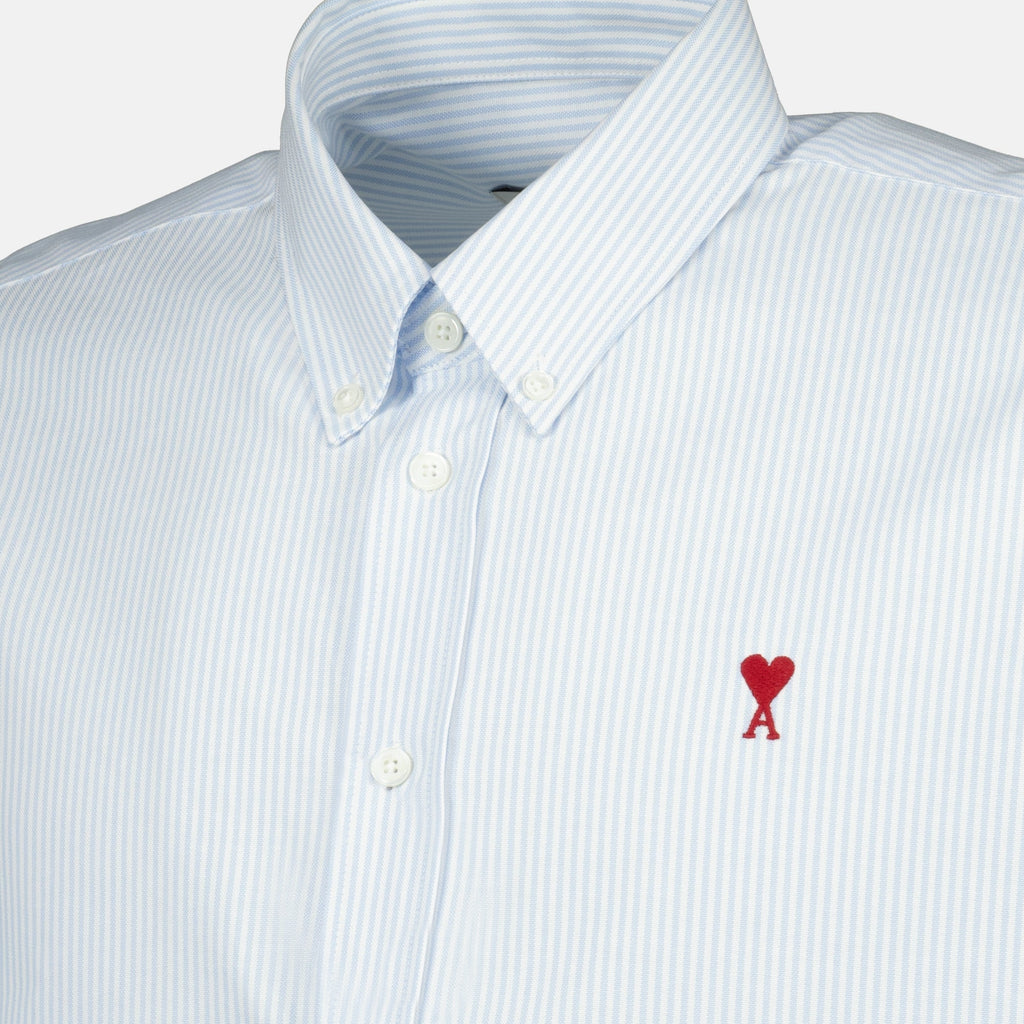 Ami de coeur Blue Striped Shirt