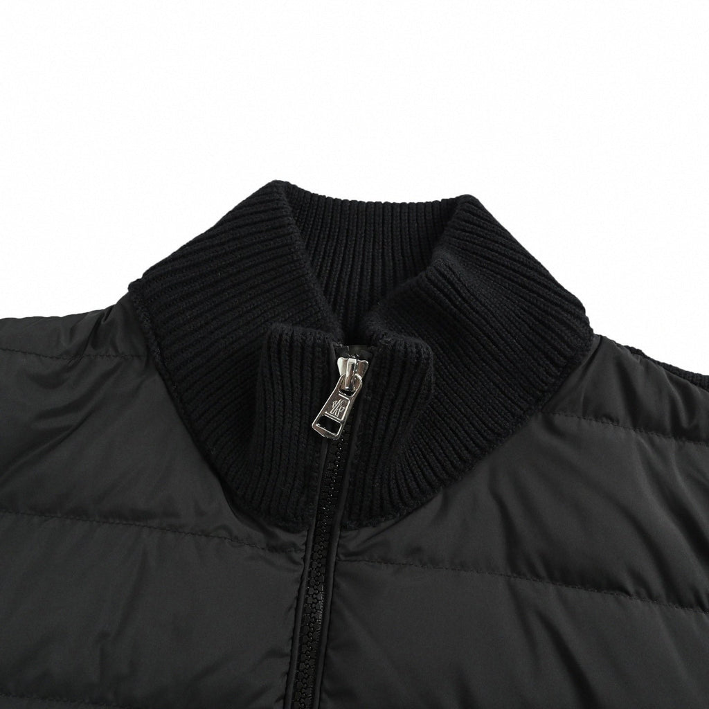 Hybrid Wool Knit Down Cardigan