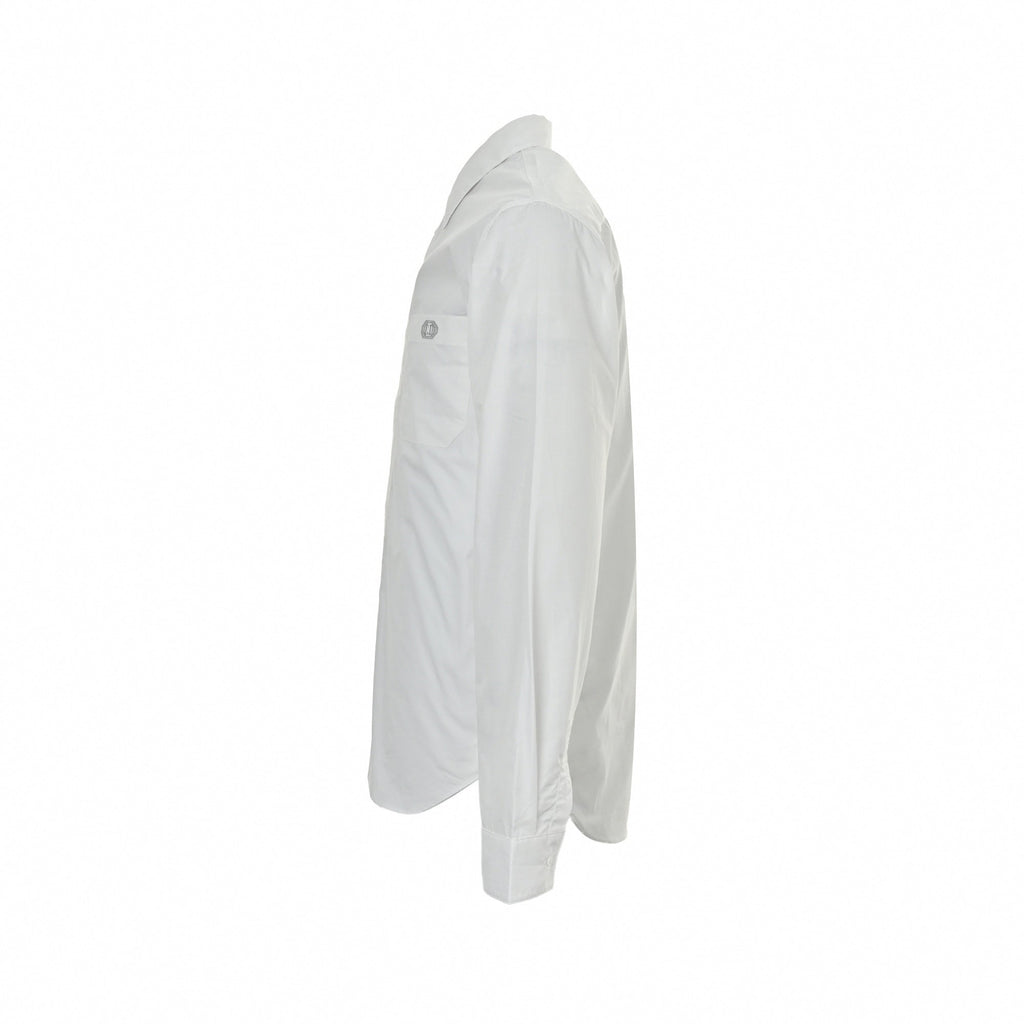C.D Logo Pocket Button-Down Shirt | White