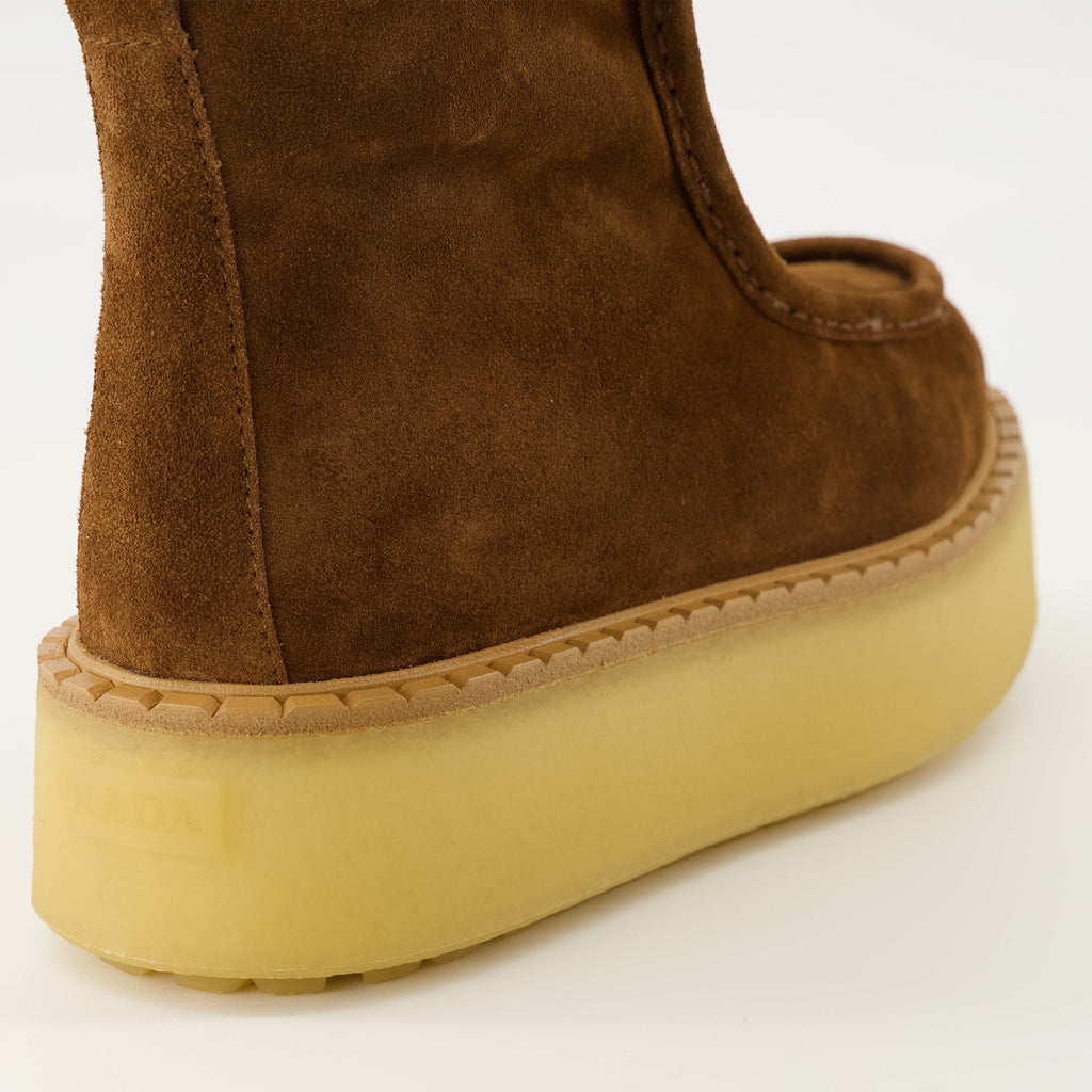 Suede Leather Ankle Boots
