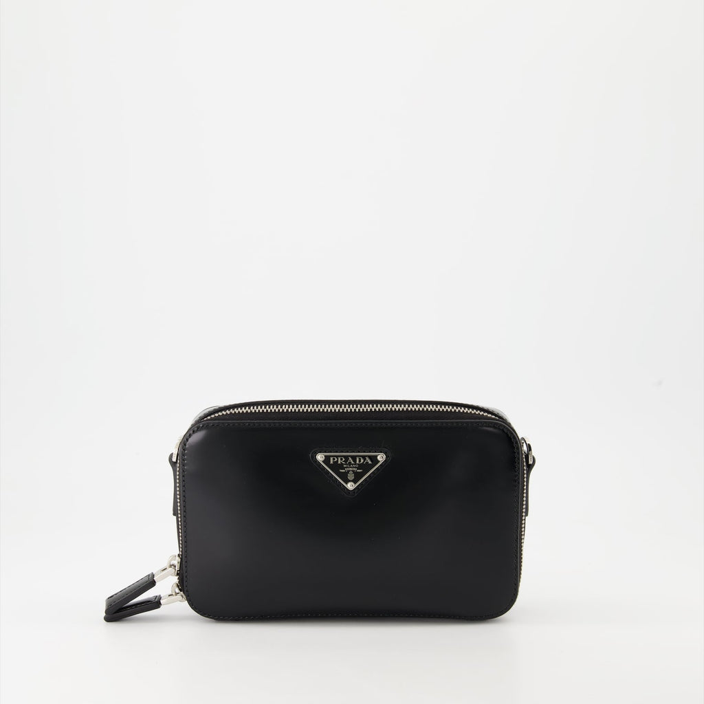 Brushed Leather Brick Bag