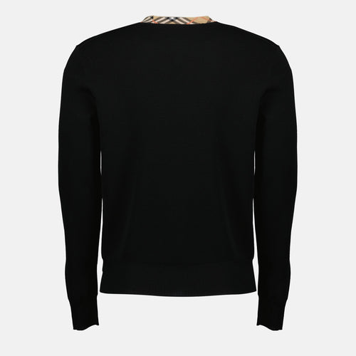 Check Wool Sweater