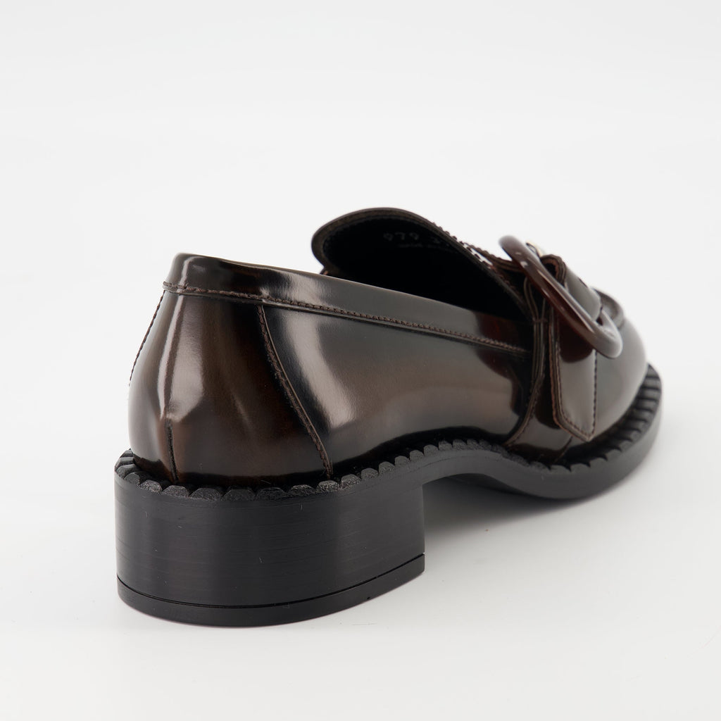 Brown loafers