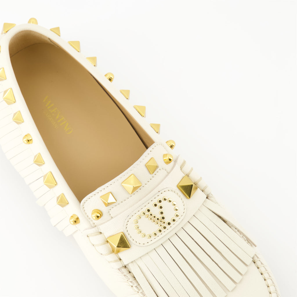 Fringed Moccasins Plaster Caster