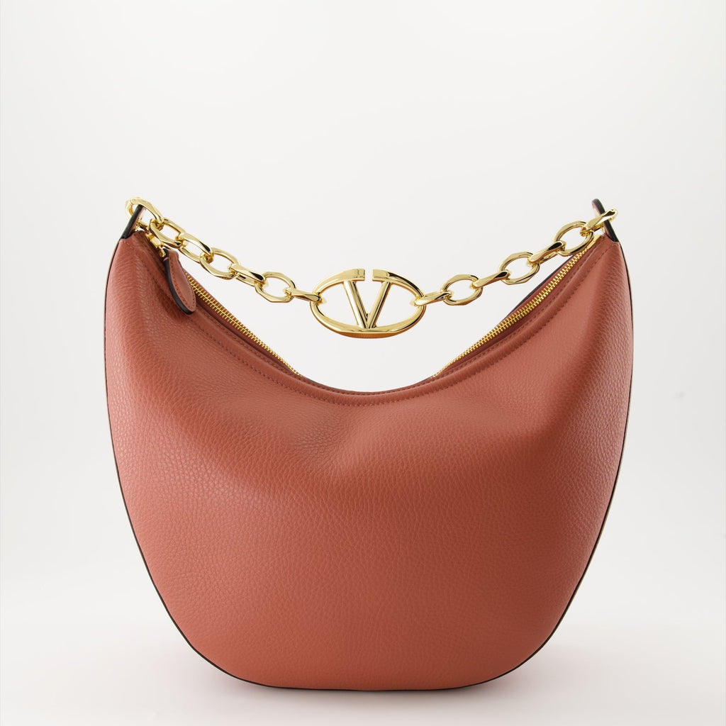 VLogo Moon Hobo Bag