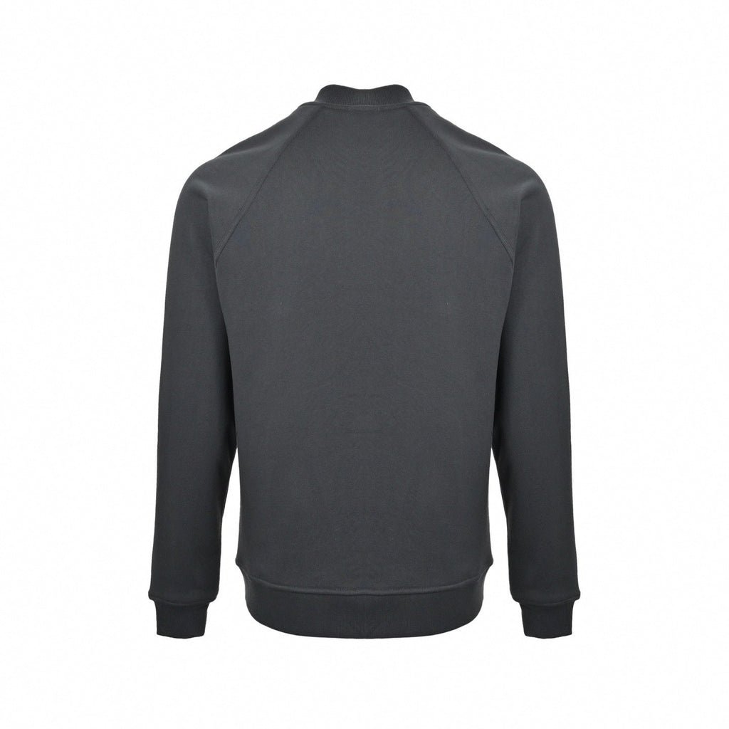 Chenille Horse Patch Varsity Jacket | Dark Grey